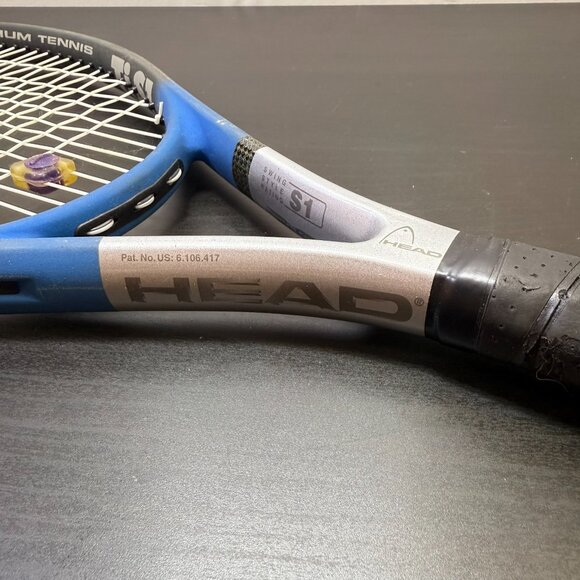 HEAD Titanium Ti.S1 Pro Tennis Racquet, The Power of Light, Blue and Black Tenni - Picture 2 of 10